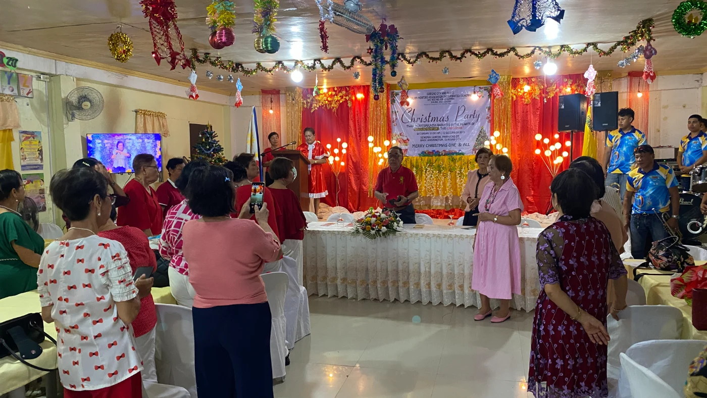 Golden Mentors newly elected officers for 2026 led by President Nenita Gonzales in Surigao City